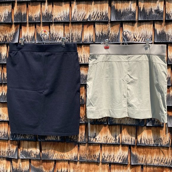 EUC LOT BUNDLE XL Toad & Co Columbia Omni-Shield Summer Skirts Skort Active Hike - Picture 5 of 6